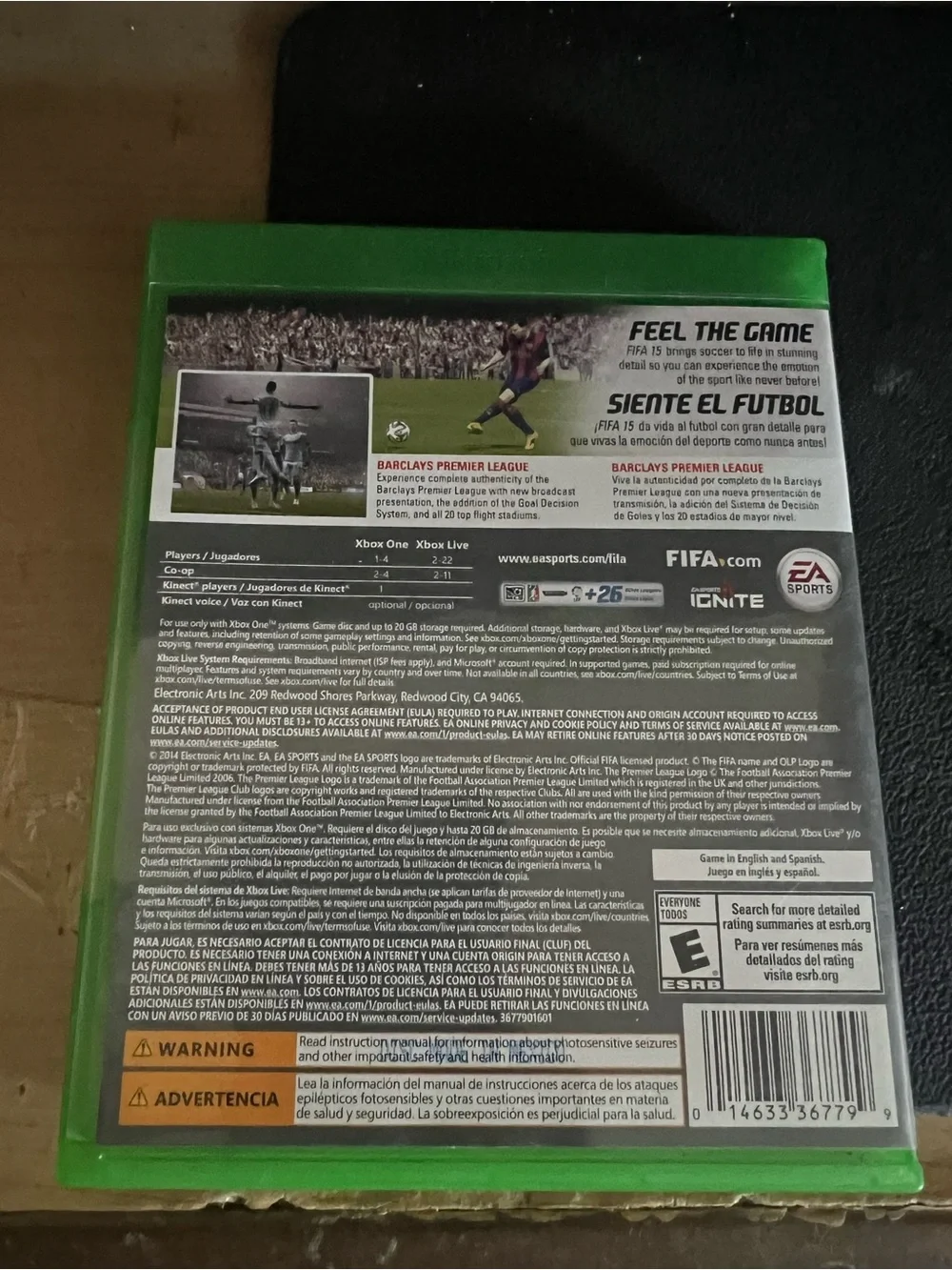 Xbox fifa 15